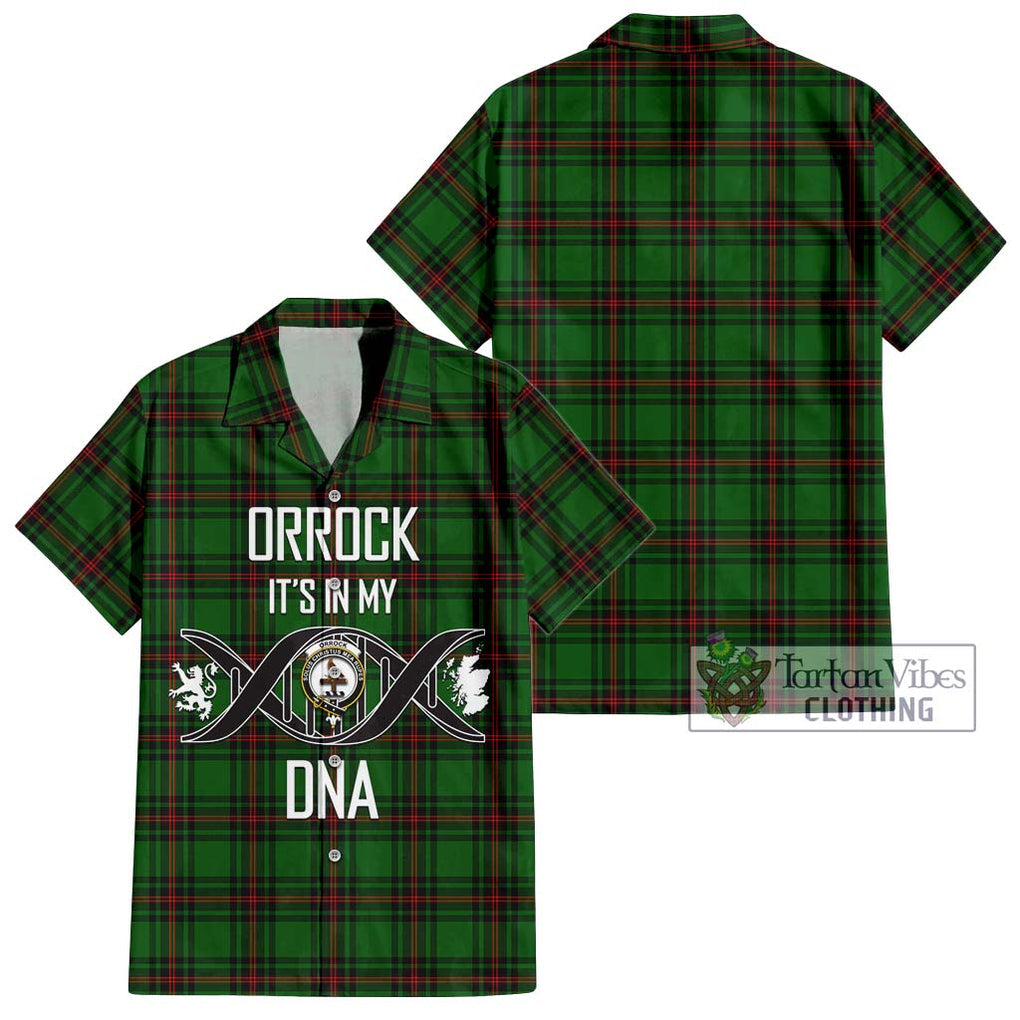 Orrock Tartan Hawaiian Shirt with Family Crest DNA In Me Style Kid - Tartan Vibes Clothing