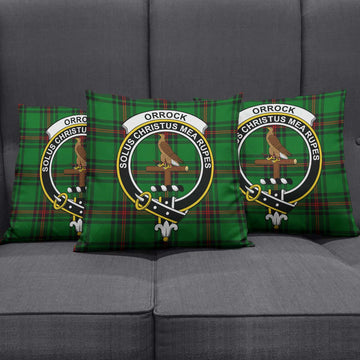 Orrock Tartan Pillow Cover with Family Crest Rectangle Pillow Cover 51*91cm - Tartan Vibes Clothing