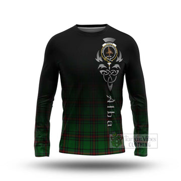 Orrock Tartan Long Sleeve T-Shirt Featuring Alba Gu Brath Family Crest Celtic Inspired Unisex - Tartan Vibes Clothing