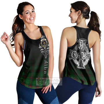 Orrock Tartan Women's Racerback Tanks Featuring Alba Gu Brath Family Crest Celtic Inspired 4XL - Tartan Vibes Clothing