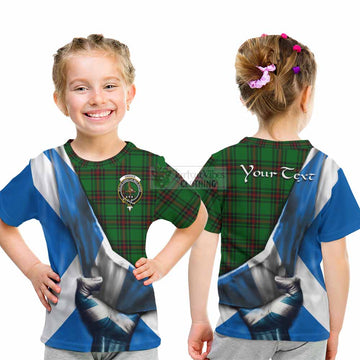 Orrock Tartan Kid T-Shirt with Family Crest Scotland Patriotic Style - Tartan Vibes Clothing