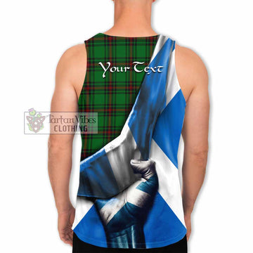 Orrock Tartan Men's Tank Top with Family Crest Scotland Patriotic Style - Tartan Vibes Clothing
