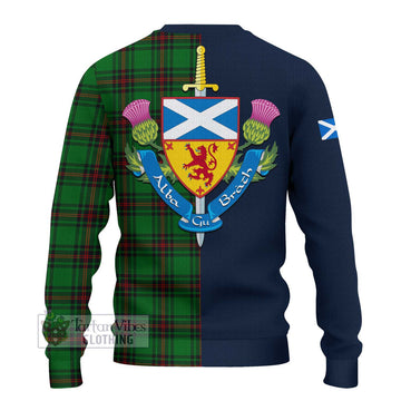Orrock Tartan Ugly Sweater Alba with Scottish Lion Royal Arm Half Style - Tartan Vibes Clothing