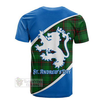 Orrock Family Crest Tartan Cotton T-shirt Celebrate Saint Andrew's Day in Style Men's Shirt - Tartan Vibes Clothing