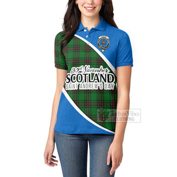 Orrock Family Crest Tartan Women's Polo Shirt Celebrate Saint Andrew's Day in Style - Tartan Vibes Clothing