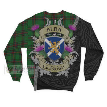 Orrock Tartan Family Crest Sweatshirt Lion Rampant Royal Thistle Shield Celtic Inspired - Tartan Vibes Clothing