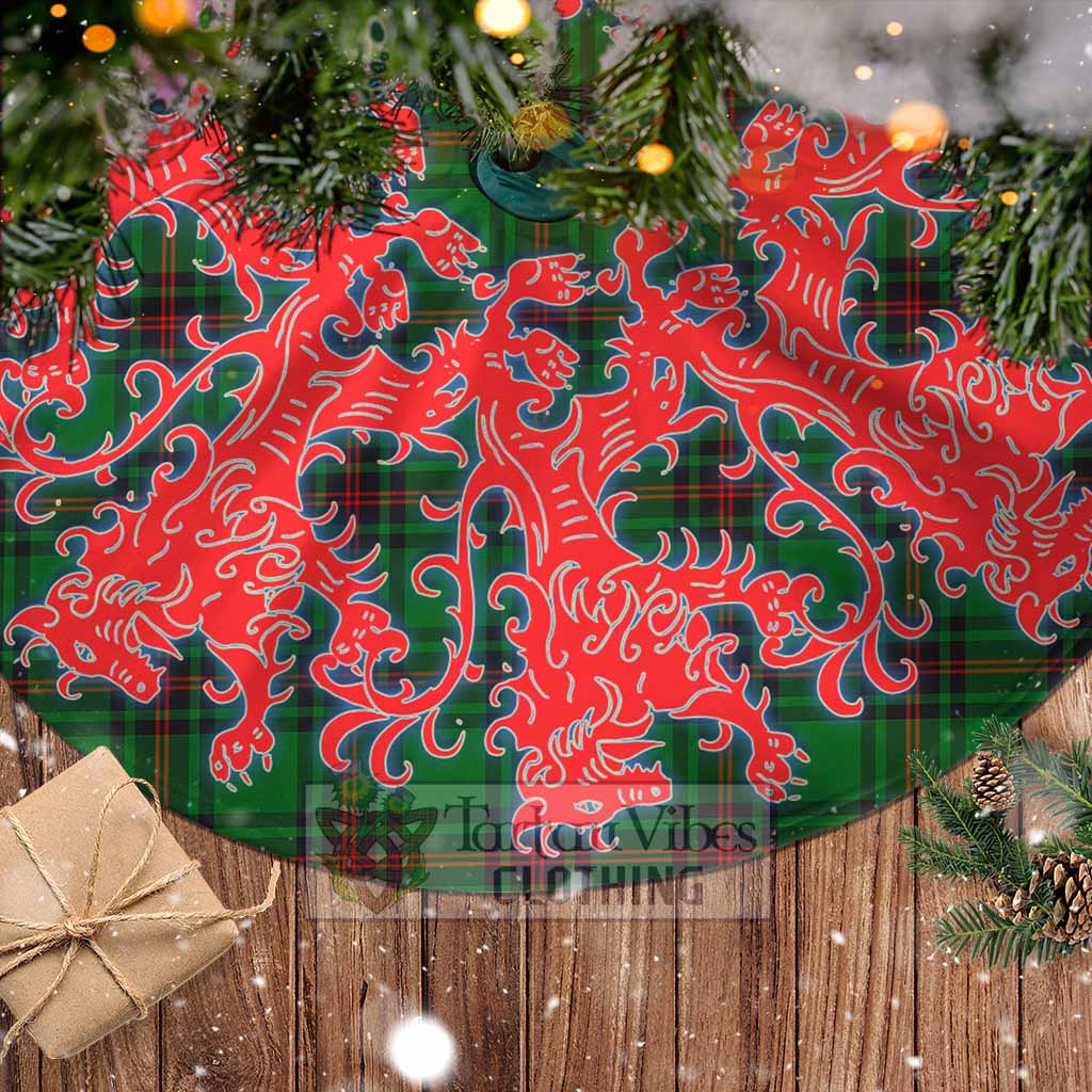 Orrock Tartan Christmas Tree Skirt Lion Rampant Style - Tartan Vibes Clothing