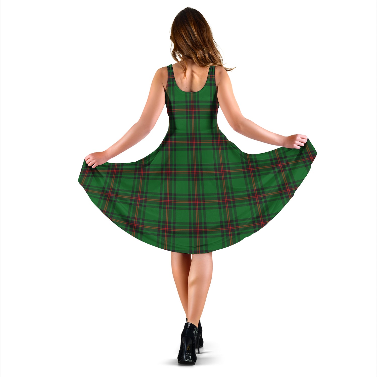 Orrock Tartan Sleeveless Midi Womens Dress - Tartan Vibes Clothing