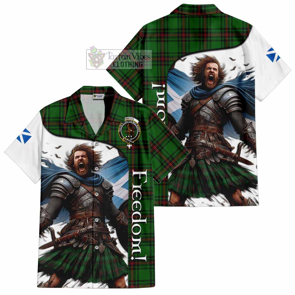 Orrock Crest Tartan Hawaiian Shirt Inspired by the Freedom of Scottish Warrior - Tartan Vibes Clothing