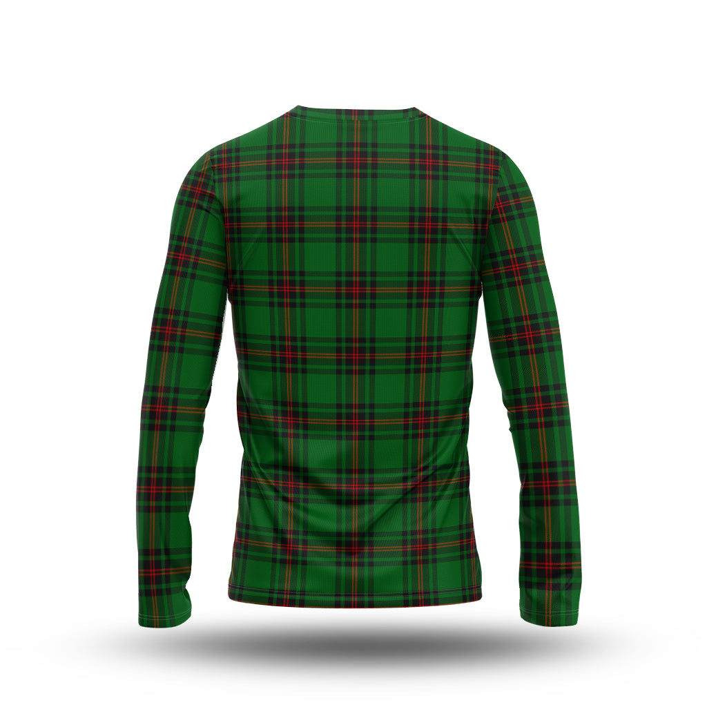 Orrock Tartan Long Sleeve T-Shirt with Family Crest - Tartan Vibes Clothing