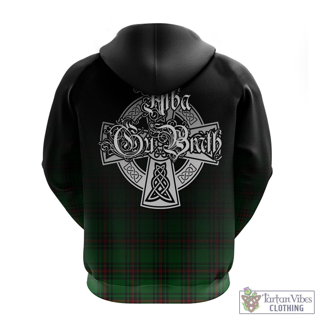 Tartan Vibes Clothing Orrock Tartan Hoodie Featuring Alba Gu Brath Family Crest Celtic Inspired
