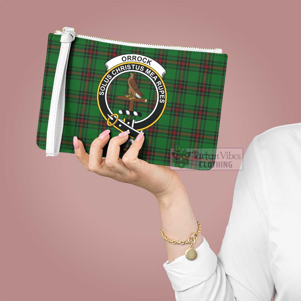 Tartan Vibes Clothing Orrock Family Crest Tartan Clutch Bag