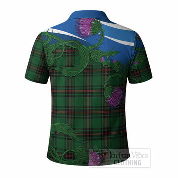 Orrock Tartan Family Crest Polo Shirt Thistle in Minimalism