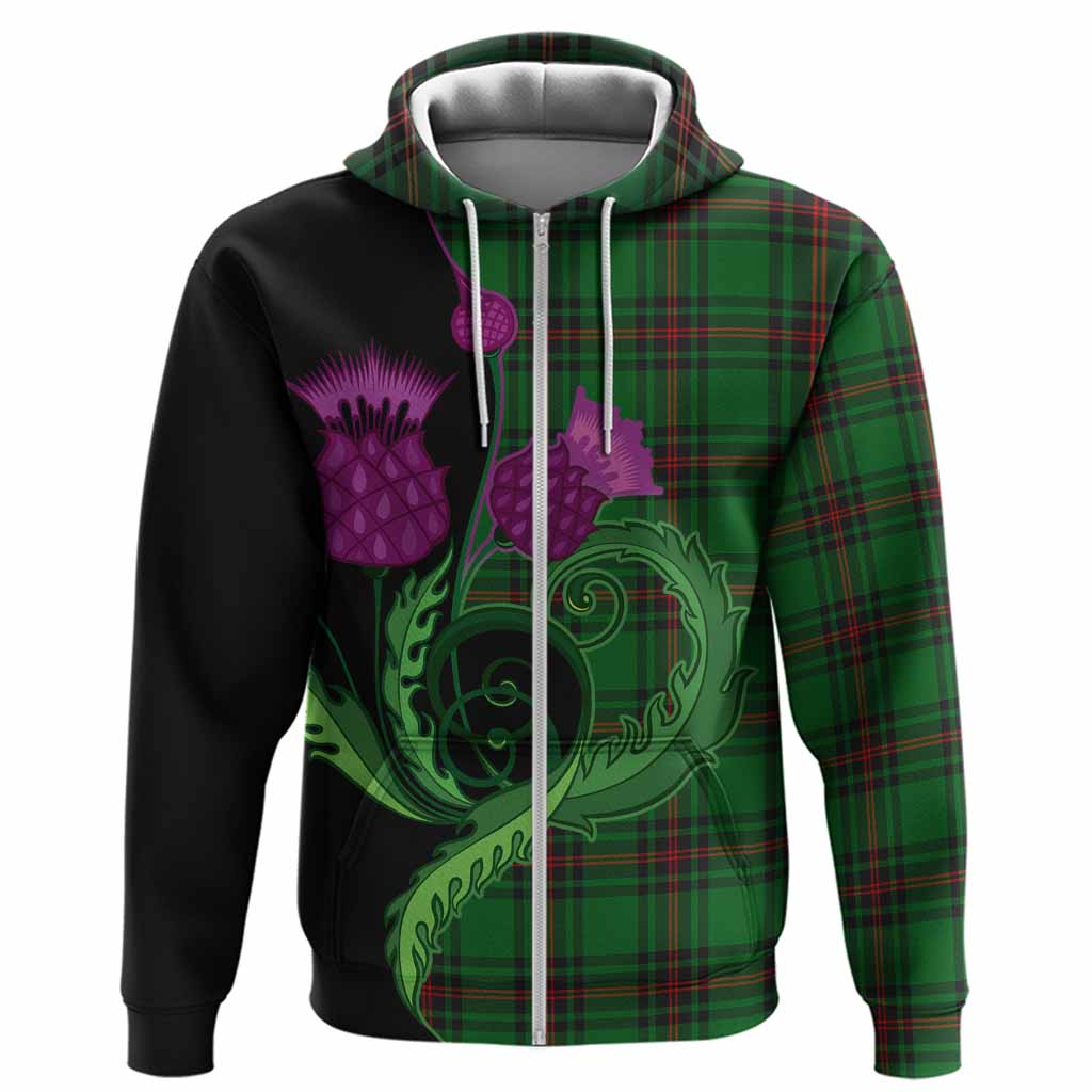 Orrock Tartan Hoodie Traditional Scottish Thistle
