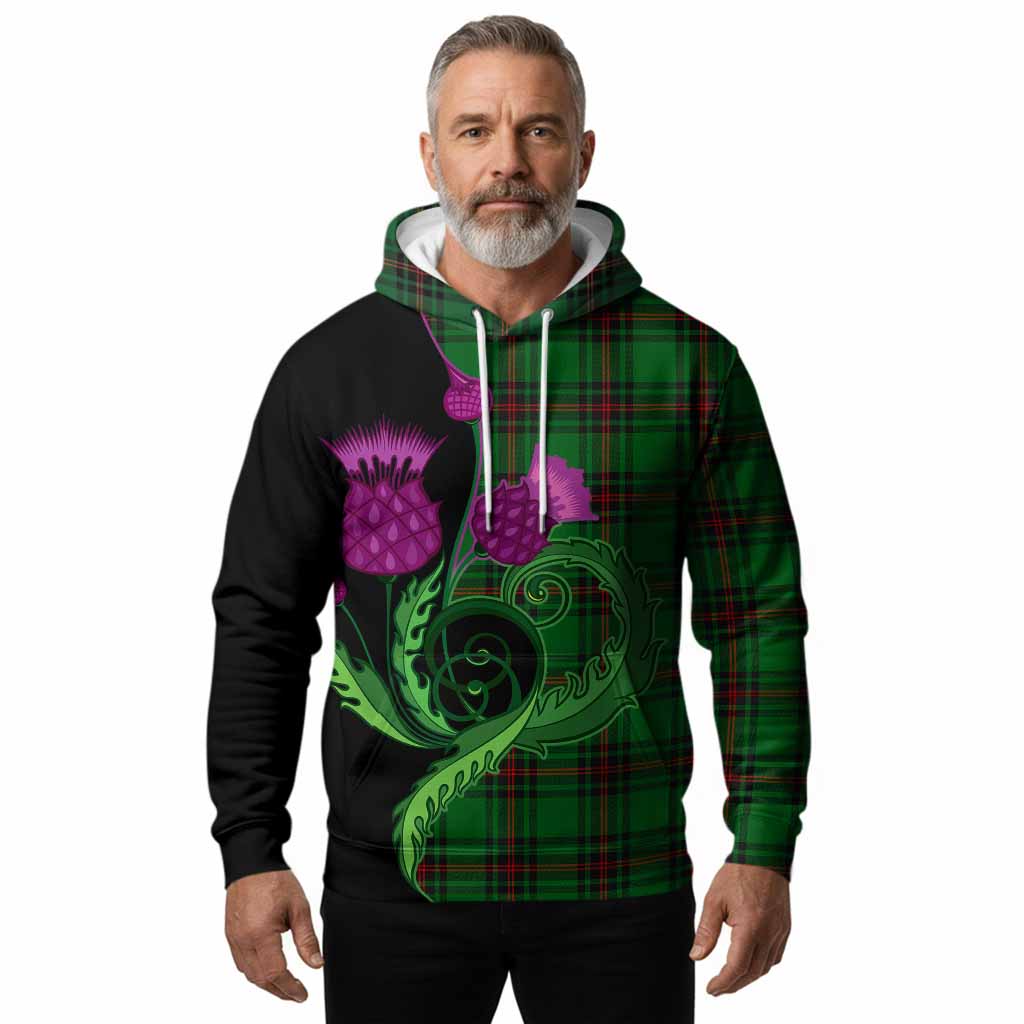 Orrock Tartan Hoodie Traditional Scottish Thistle