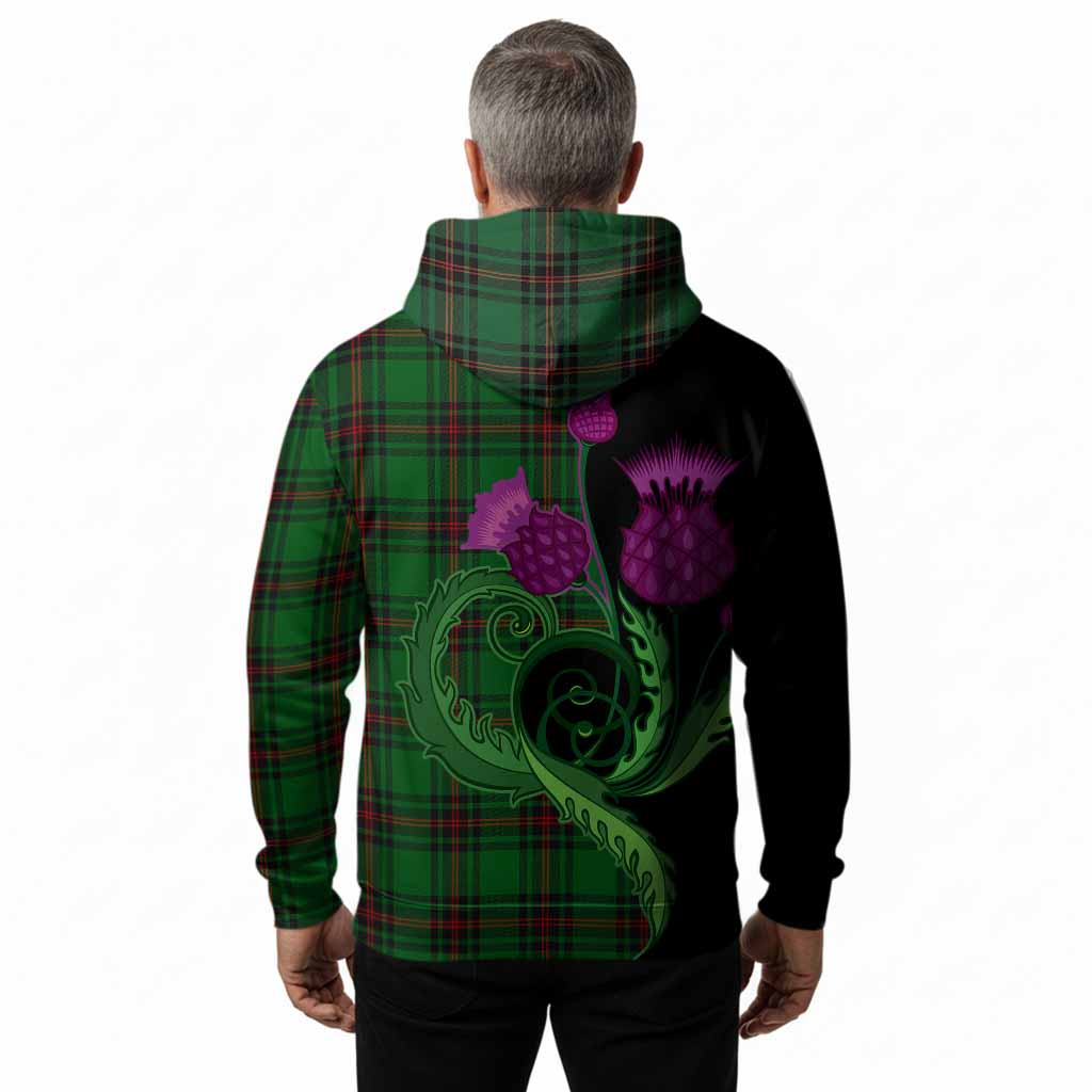 Orrock Tartan Hoodie Traditional Scottish Thistle