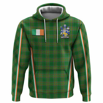 Osborne Irish Clan Coat of Arm Tartan Hoodie Flag Style