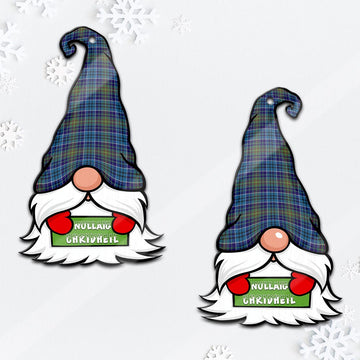 O'Sullivan Gnome Christmas Ornament with His Tartan Christmas Hat