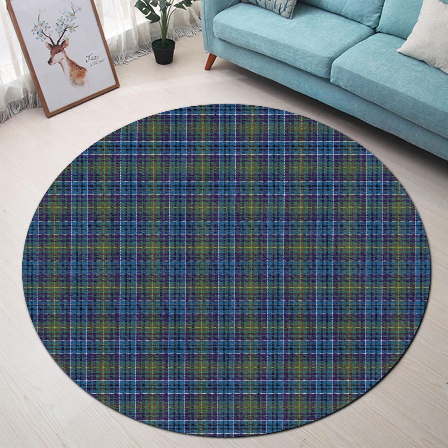 osullivan-tartan-round-rug