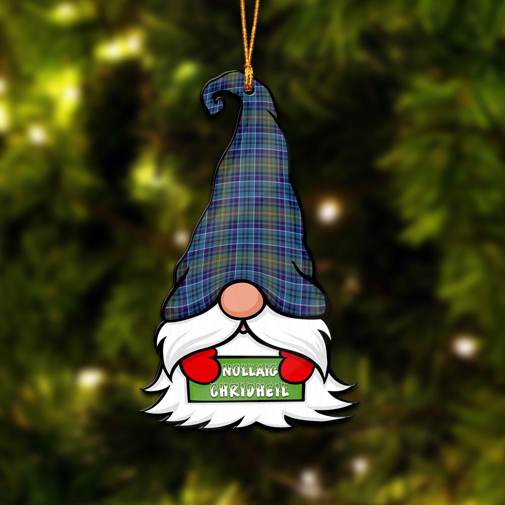 O'Sullivan Gnome Christmas Ornament with His Tartan Christmas Hat - Tartan Vibes Clothing
