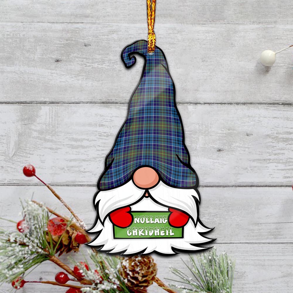 O'Sullivan Gnome Christmas Ornament with His Tartan Christmas Hat - Tartan Vibes Clothing