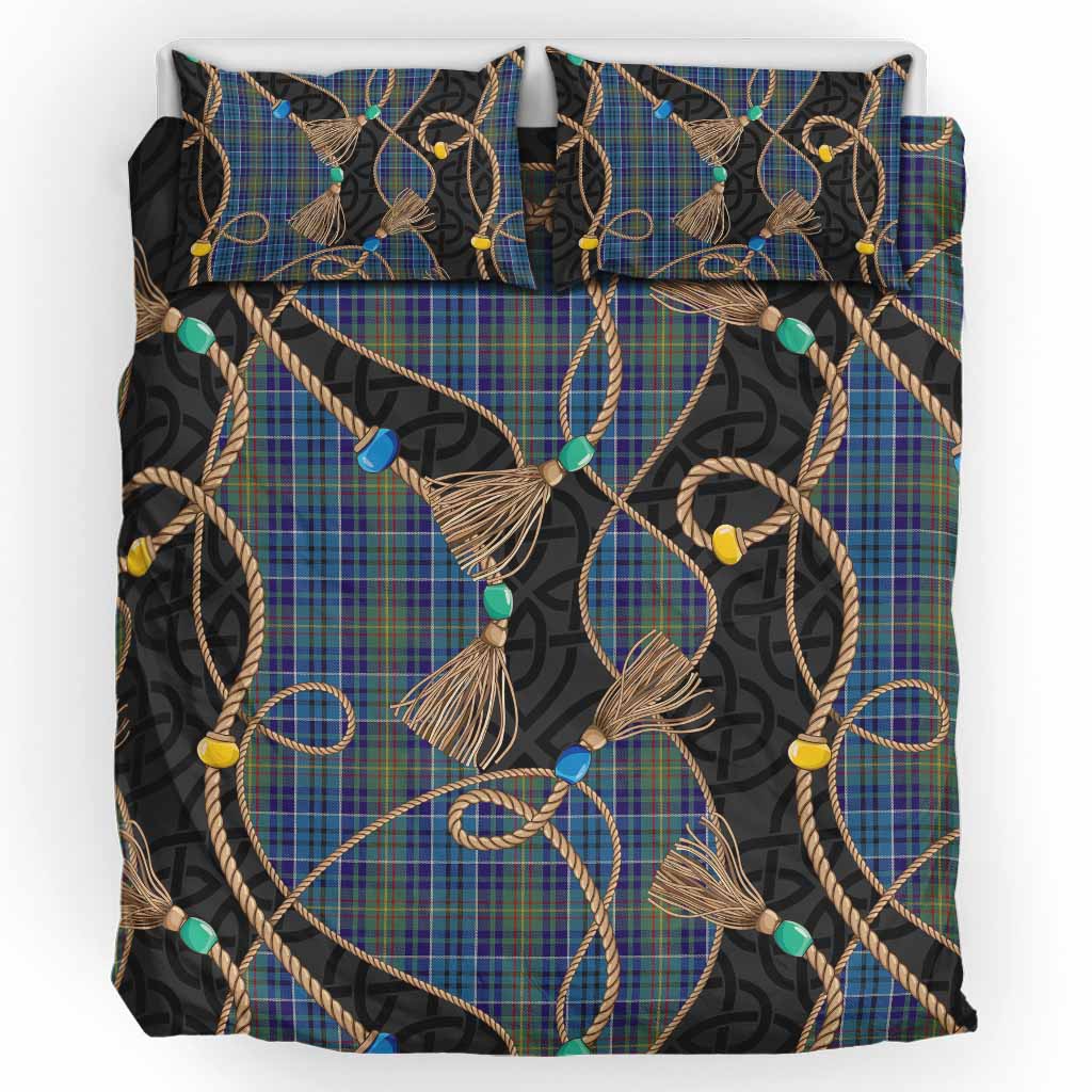 O'Sullivan Scottish Tartan Twisted Ropes Stylized Bedding Set UK Bedding Set UK King 91*87 inch - Tartan Vibes Clothing