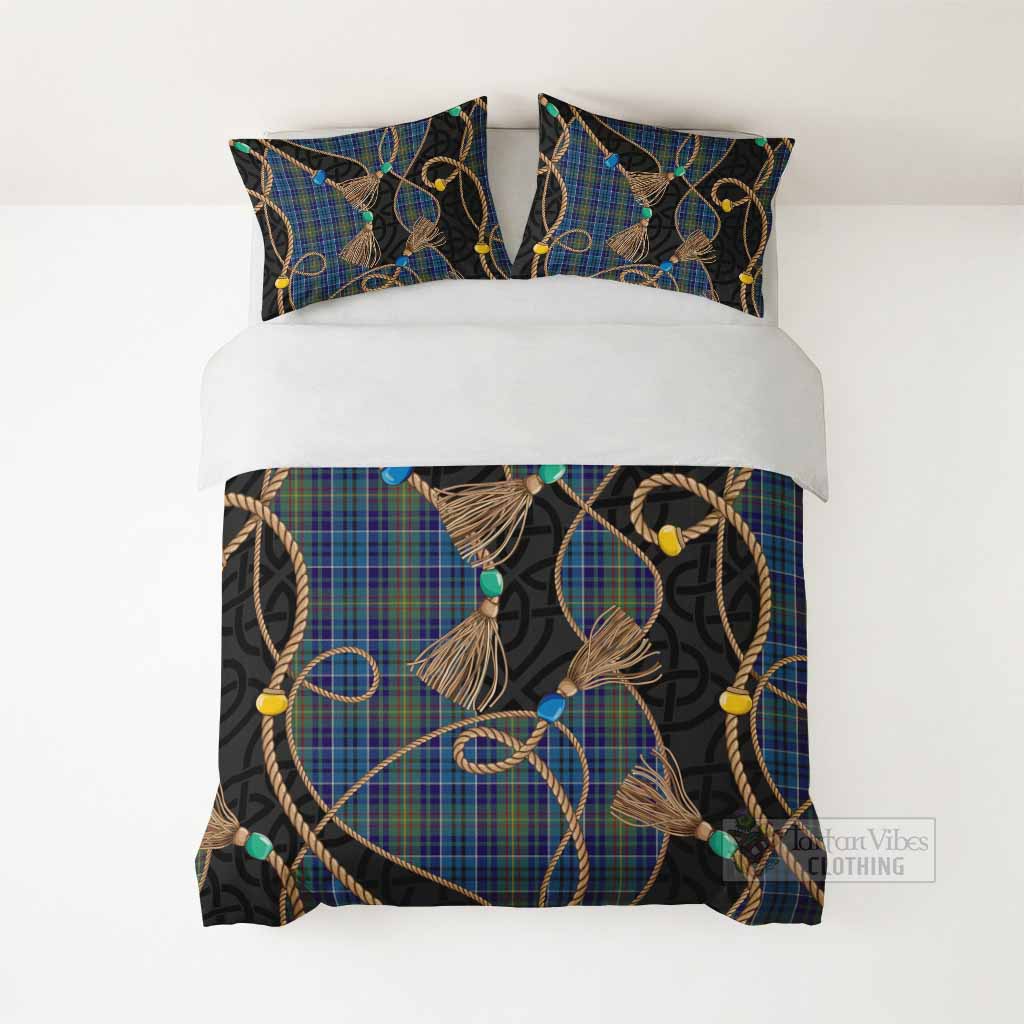 O'Sullivan Scottish Tartan Twisted Ropes Stylized Bedding Set - Tartan Vibes Clothing