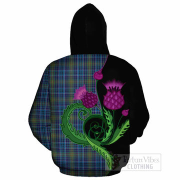 O'Sullivan Tartan Cotton Hoodie Traditional Scottish Thistle