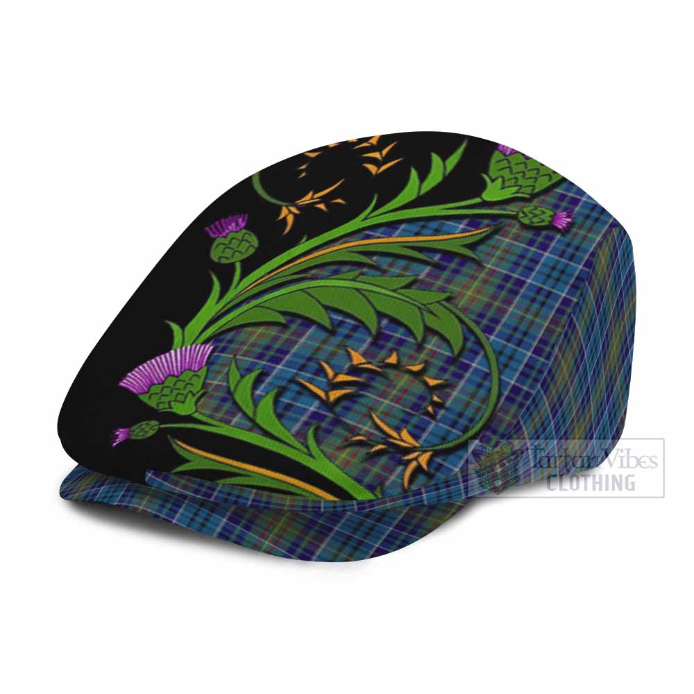 O'Sullivan Tartan Flat Cap, Jeff Cap Scottish Thistle Pride Heritage Art