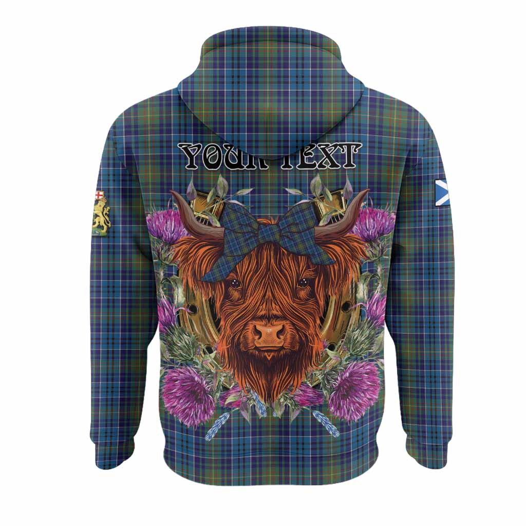 O'Sullivan Tartan Hoodie Scottish Thistle Heilan Coo