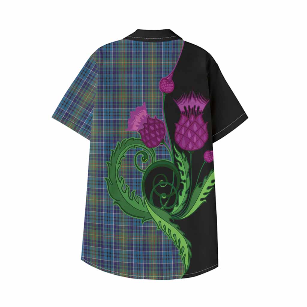 O'Sullivan Tartan Kid Hawaiian Shirt Traditional Scottish Thistle