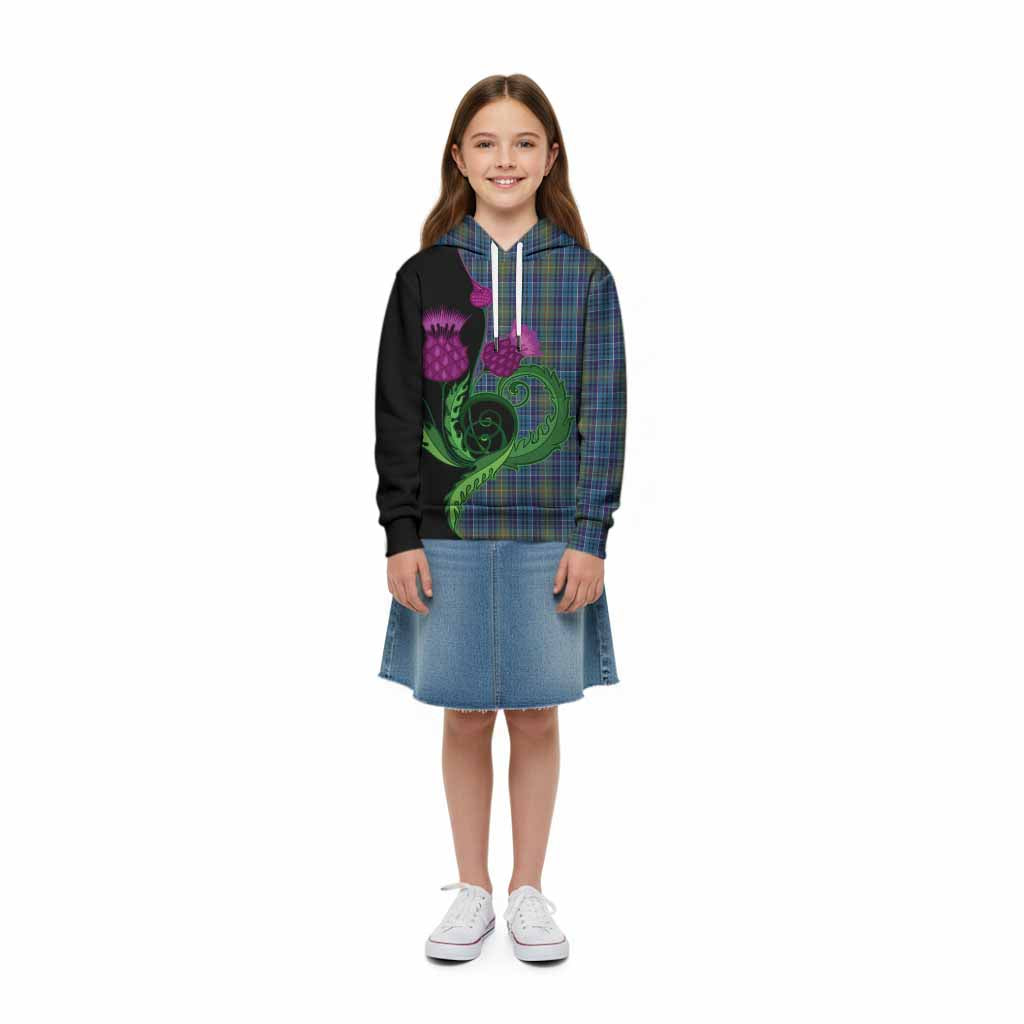 O'Sullivan Tartan Kid Hoodie Traditional Scottish Thistle