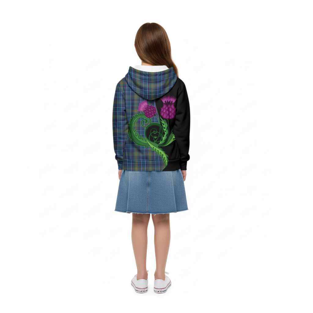 O'Sullivan Tartan Kid Hoodie Traditional Scottish Thistle