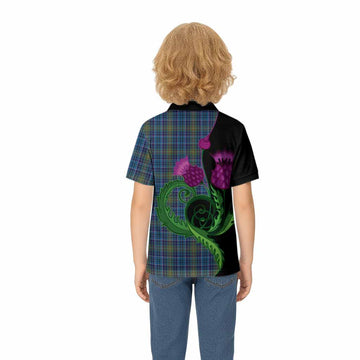 O'Sullivan Tartan Kid Polo Shirt Traditional Scottish Thistle