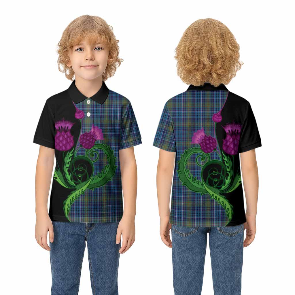 O'Sullivan Tartan Kid Polo Shirt Traditional Scottish Thistle