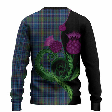 O'Sullivan Tartan Knitted Sweater Traditional Scottish Thistle