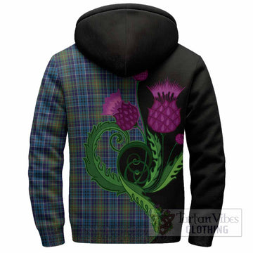 O'Sullivan Tartan Sherpa Hoodie Traditional Scottish Thistle