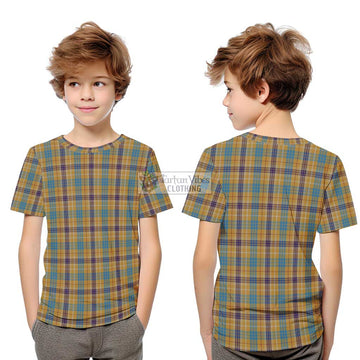 Ottawa Canada Tartan Kid T-Shirt