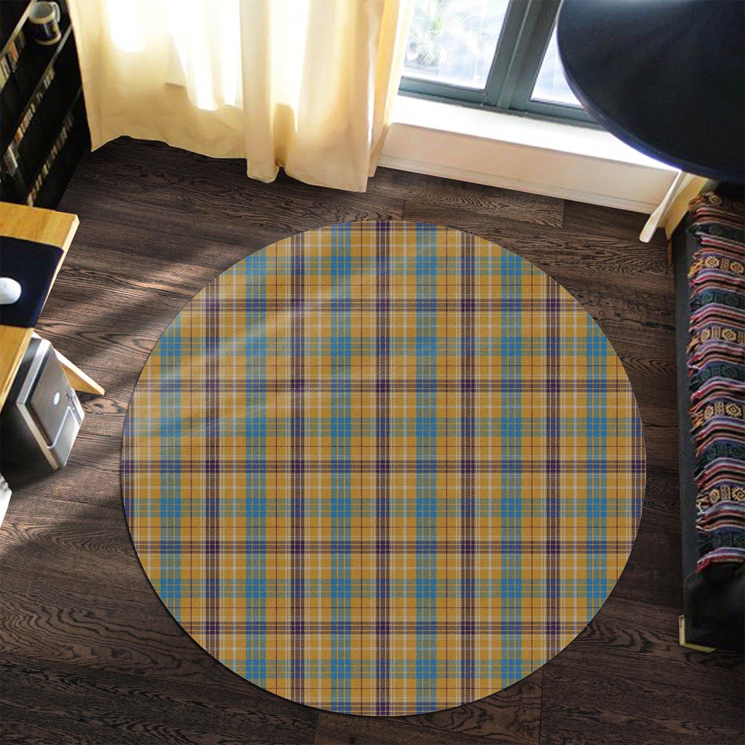 ottawa-canada-tartan-round-rug