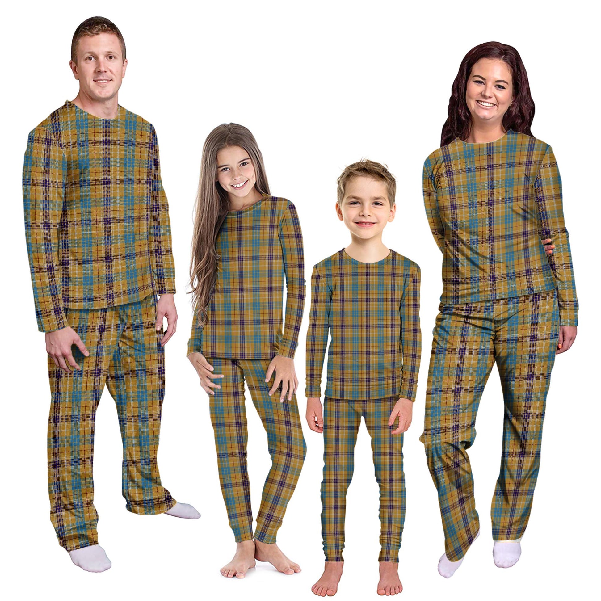 Ottawa Canada Tartan Pajamas Family Set - Tartanvibesclothing