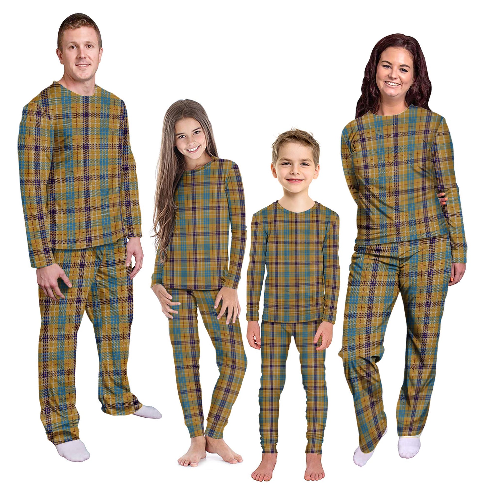 Ottawa Canada Tartan Pajamas Family Set Kid - Tartan Vibes Clothing