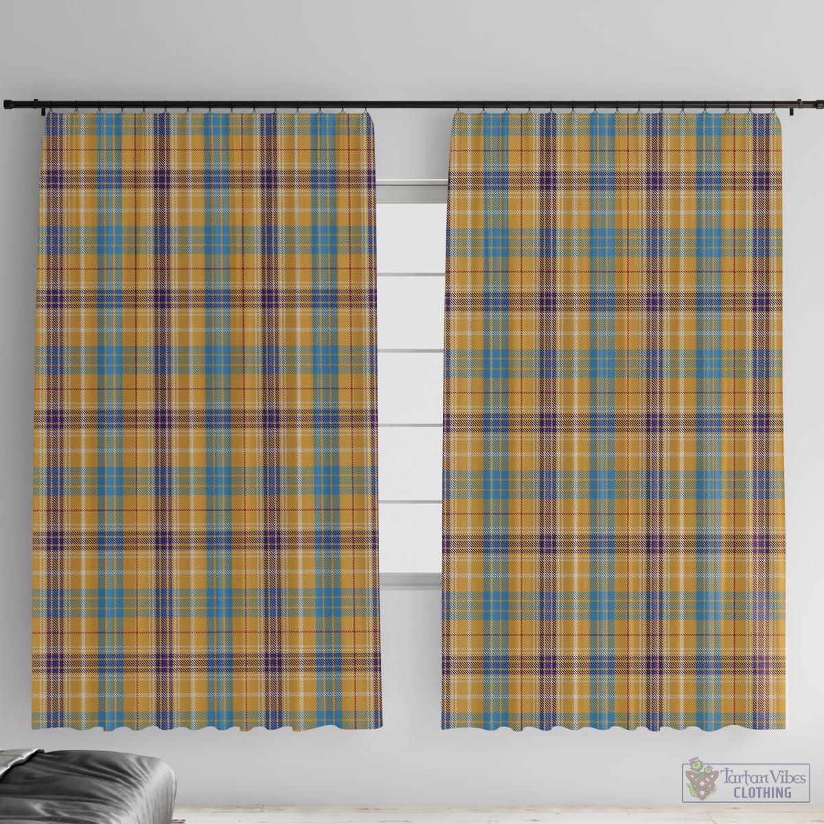 Ottawa Canada Tartan Window Curtain