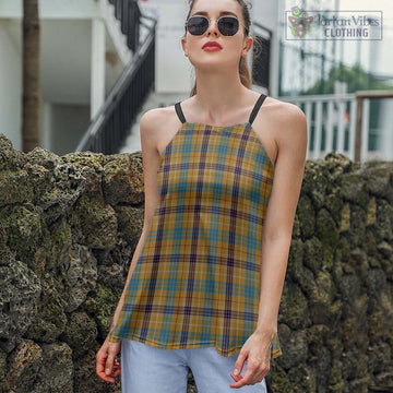 Ottawa Canada Tartan Loose Halter Neck Camisole