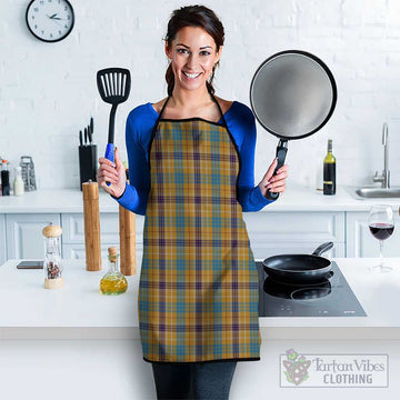 Ottawa Canada Tartan Apron Black S 38x47 cm - Tartan Vibes Clothing