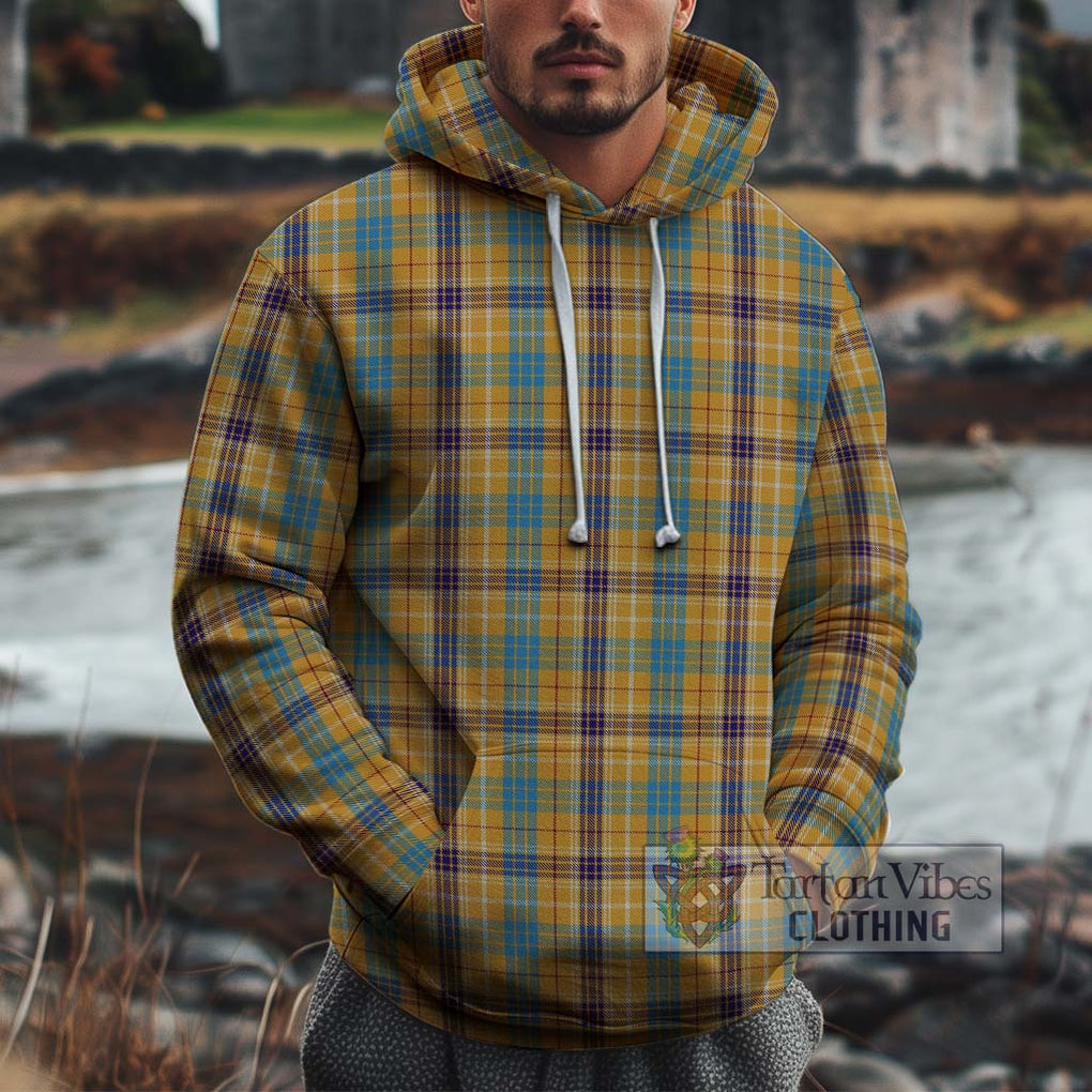 Ottawa Canada Tartan Cotton Hoodie Pullover Hoodie XS - Tartan Vibes Clothing