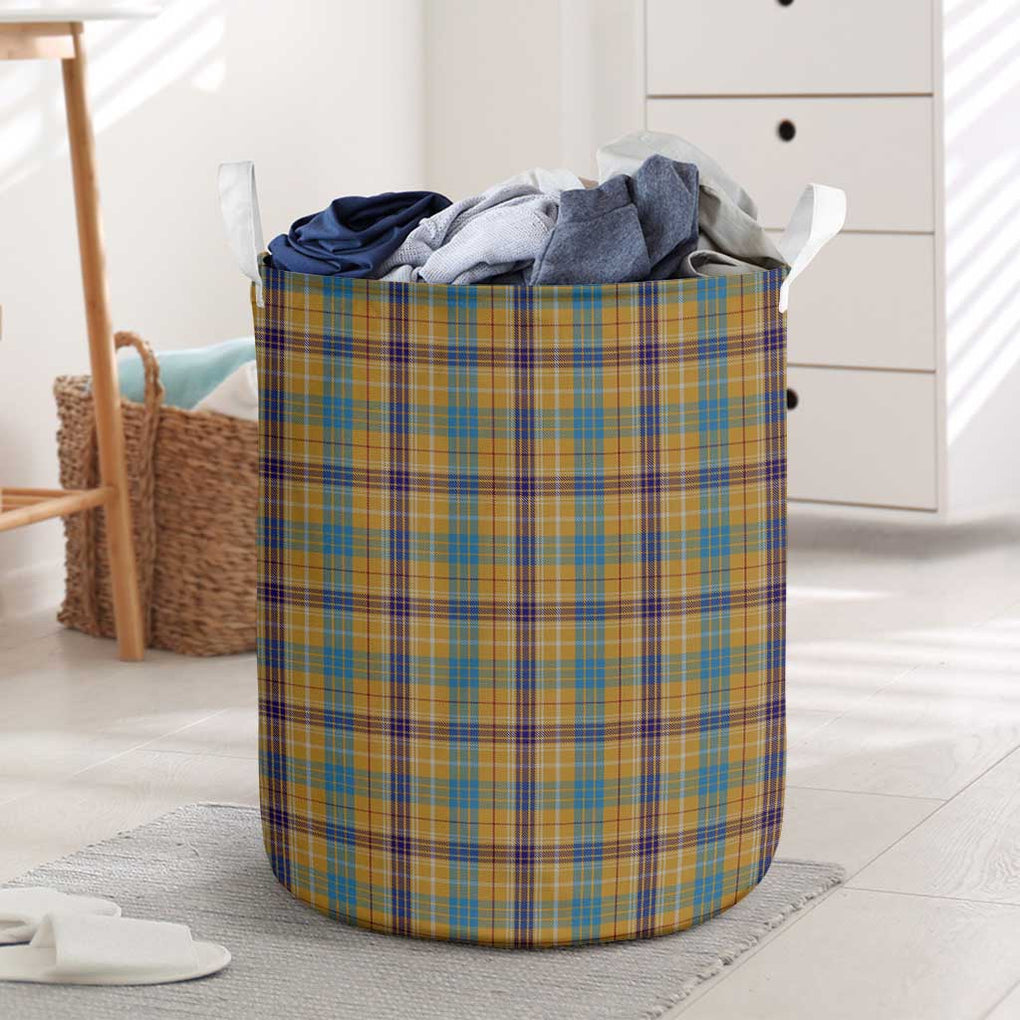 Ottawa Canada Tartan Laundry Basket One Size - Tartanvibesclothing Shop