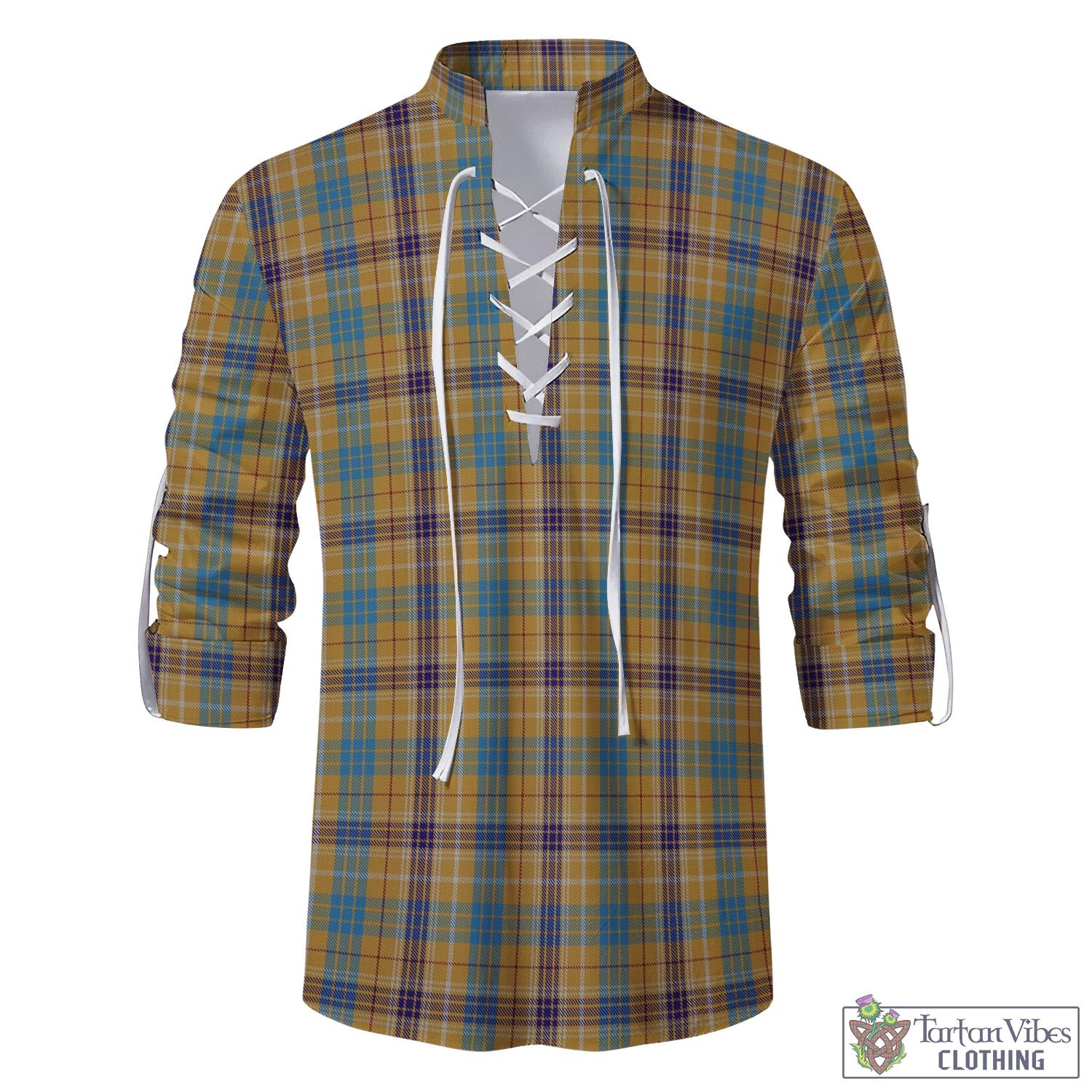 Tartan Vibes Clothing Ottawa Canada Tartan Men's Scottish Traditional Jacobite Ghillie Kilt Shirt