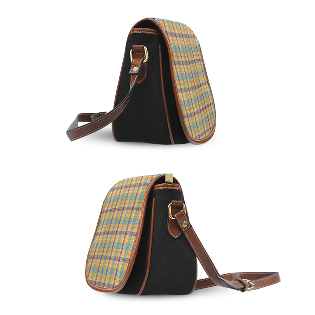 ottawa-canada-tartan-saddle-bag
