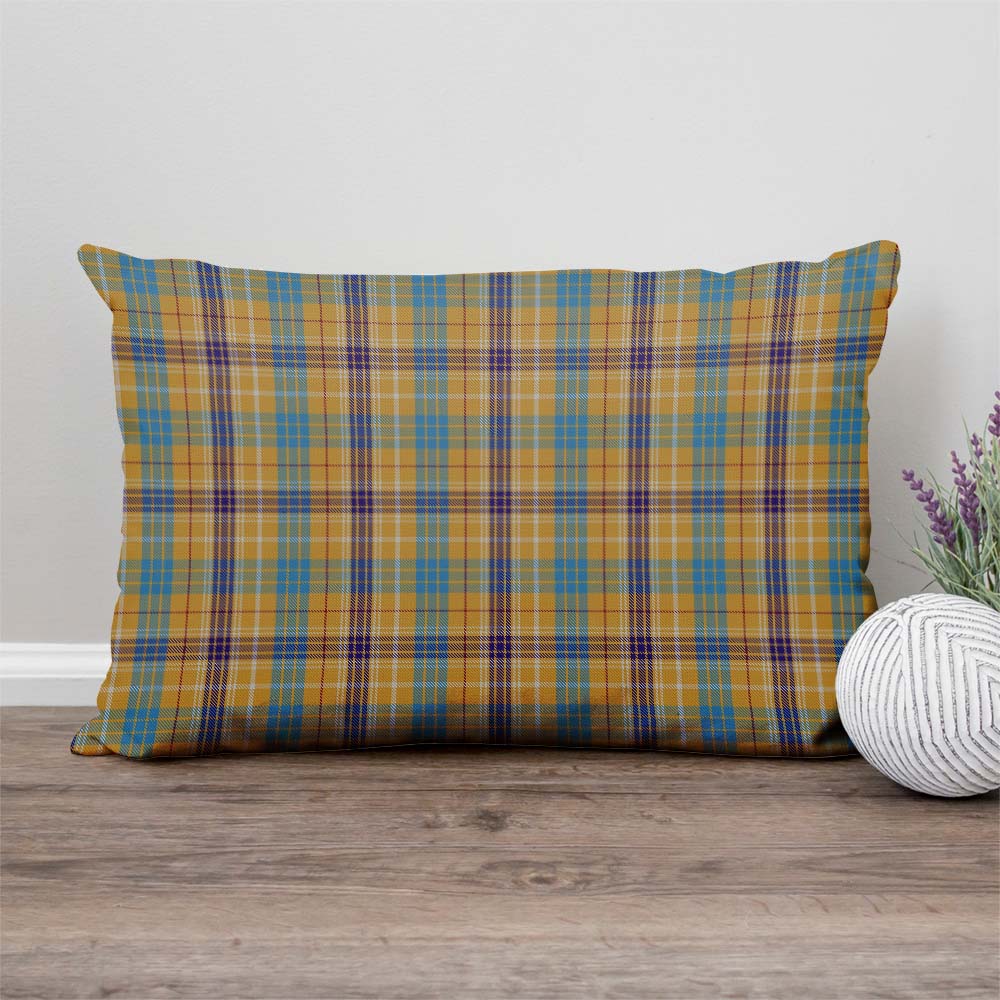 Ottawa Canada Tartan Pillow Cover Rectangle Pillow Cover - Tartanvibesclothing