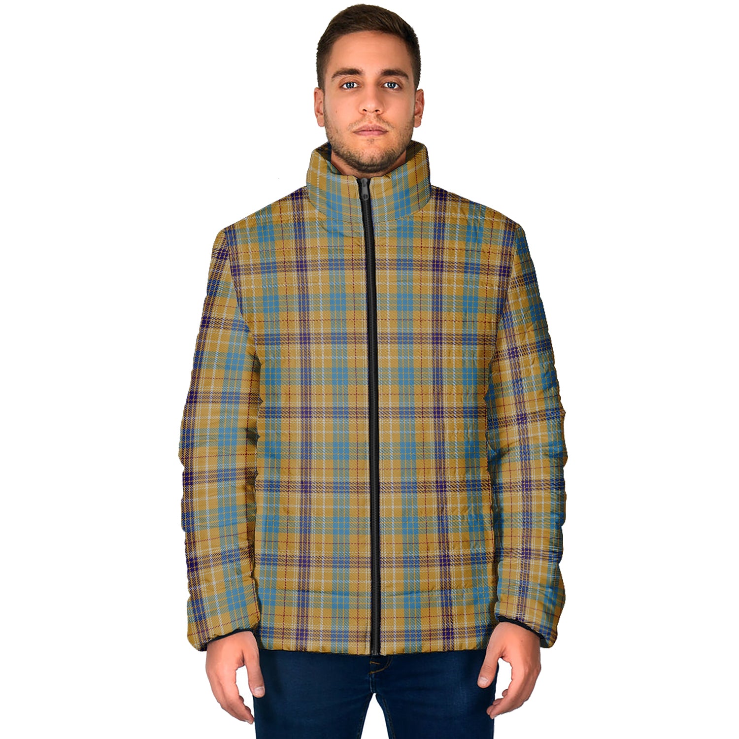 Ottawa Canada Tartan Padded Jacket - Tartanvibesclothing